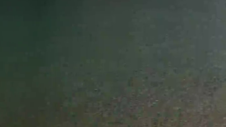 B — Water — a flat area, where blocking shows